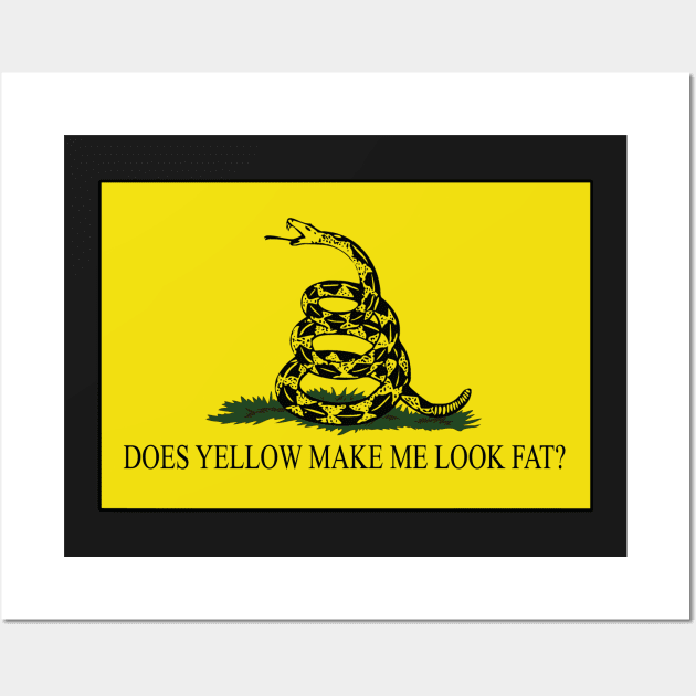 Gadsden Fat Wall Art by Illustratorator